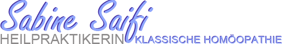 Sabine Saifi - Heilpraktikerin, Klassische Homöopathie